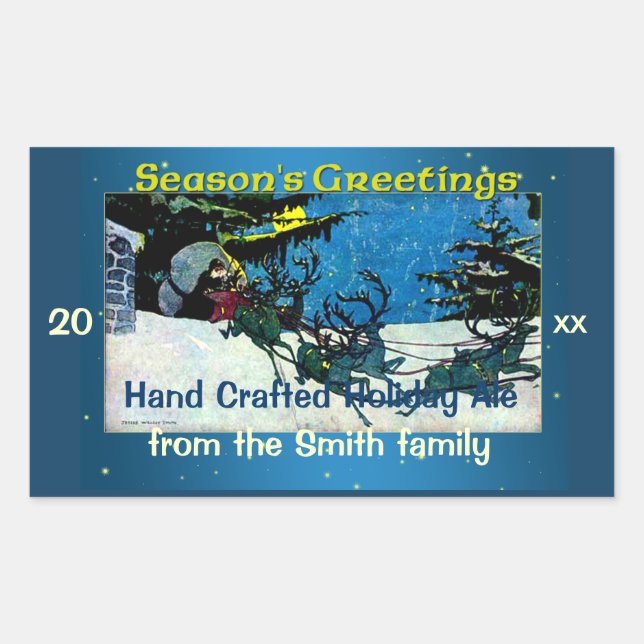 Festividades, Ale y Etiquetas de Cerveza (Anverso)