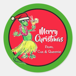 Festividades de los Navidades Pegatinas de Cuz y Q