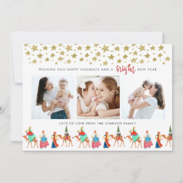 Festividades de navidades | Tres Reyes | 3 Tarjeta