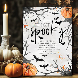 Festividades espeluznantes invitaciones a fiestas 