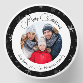 Festividades familiares de Navidades con copos de 