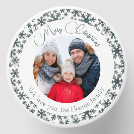 Festividades familiares de Navidades con copos de 