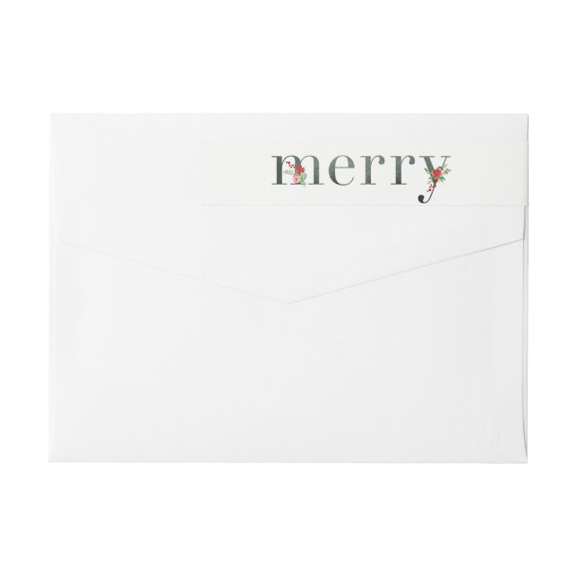 Festividades Festividades MERRY Wraparound Holiday (Reverso)