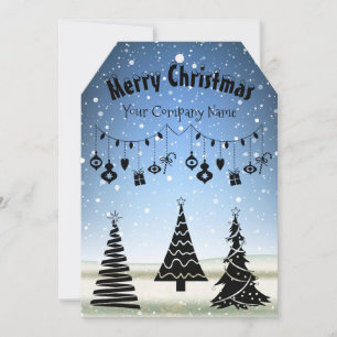 Festividades Navidad Simple y moderno Wintery Jugo