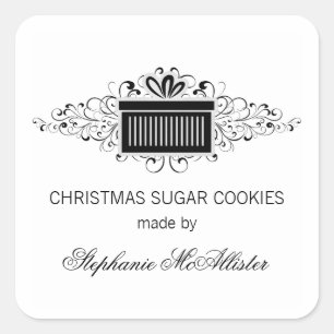 Festividades Swirls Presentes Pegatinas De Hornear