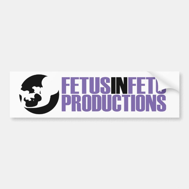 Feto en la pegatina para el parachoques 2 de Fetu (Frente)