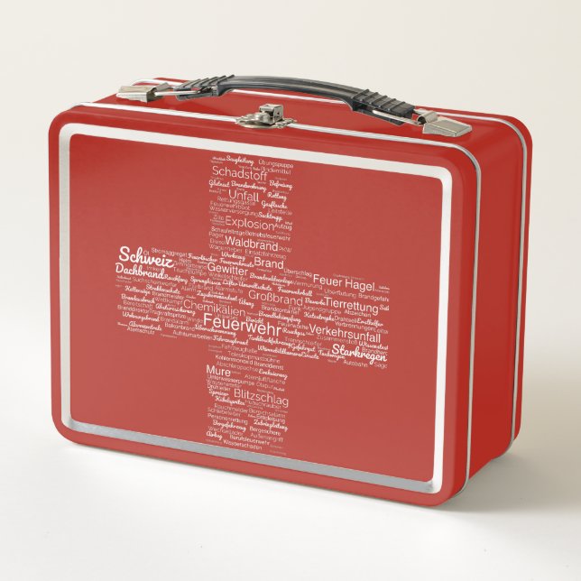 Feuerwehr Schweiz - Wortwolke Design (Anverso)