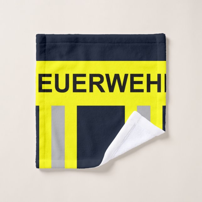 Feuerwehr Symbol Uniform Blau (Toallita)