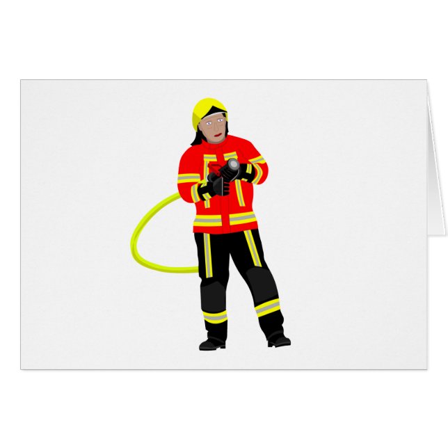 Feuerwehrmann en Einsatzkleidung (Anverso (Horizontal))