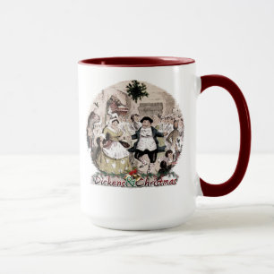 Fezziwig-Dickens y taza del navidad