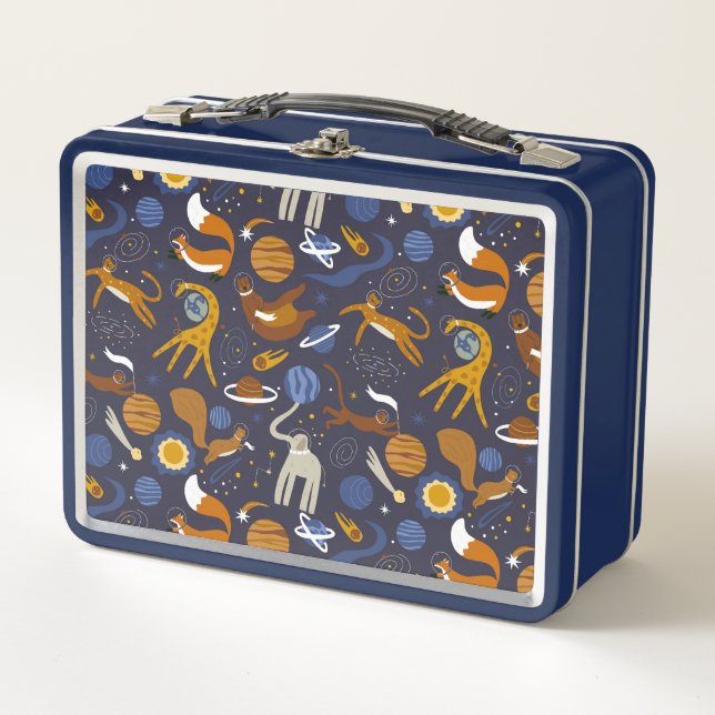 Fiambrera Animals Outer Space (Anverso)