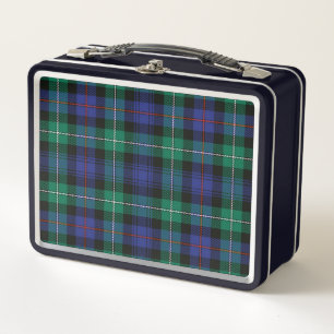 Fiambrera con estampado tartan