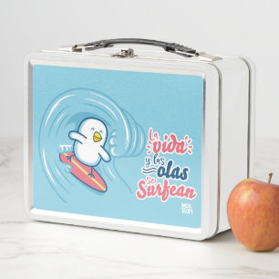 Fiambrera de metal│La vidas y las olas se surfean