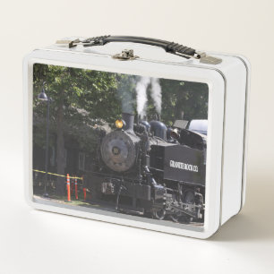 Fiambrera del tren del motor de vapor