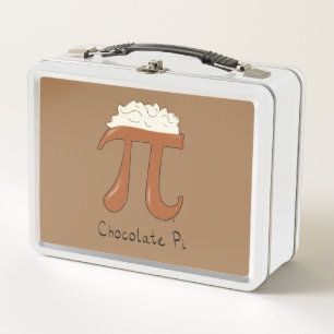 Fiambrera linda del día de la matemáticas pi del