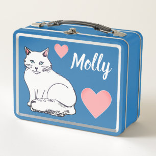 Fiambrera metalizado personalizada corazones