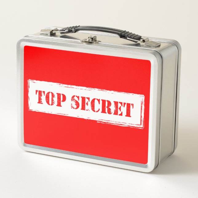 Fiambrera metalizado secretísima (Anverso)
