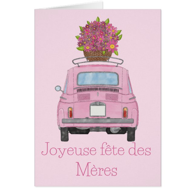 Fiat 500, día de la madre francesa (Frente)