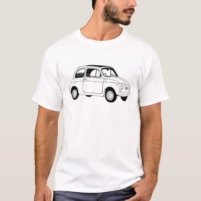 Fiat 500 inspiró la camiseta (Anverso)