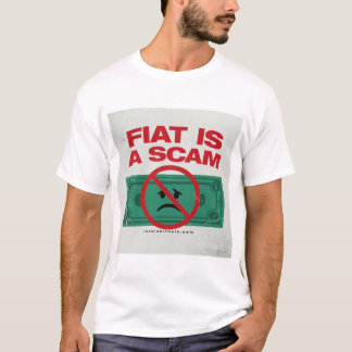 FIAT ES UN FRAUDE - Camiseta masculina de Bitcoin