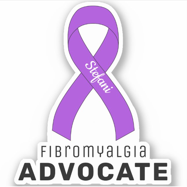 Fibromialgia Advocate Pegatina vinílico (Anverso)