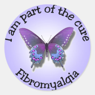 Fibromialgia pegatinas de sensibilización