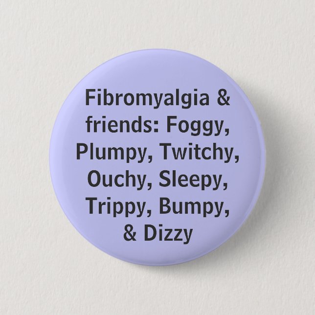 Fibromyalgia y amigos - botón (Anverso)