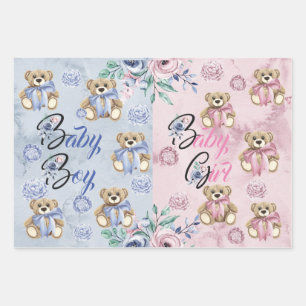 Ficha de papel de envolvimiento de 3 género, B/G