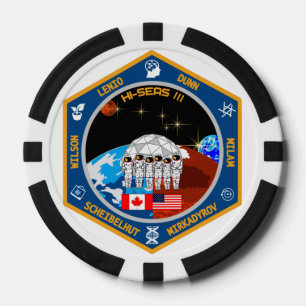 Ficha de póker de la misión III de HI-SEAS