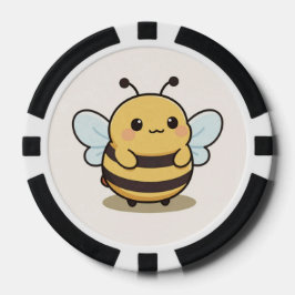 Ficha de póquer de abeja melífera – Lindo