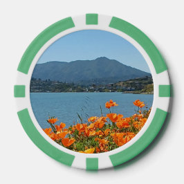 Ficha de Póquer Monte Tamalpais Amapolas de Califo
