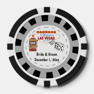 Fichas de Casino de Boda de Las Vegas