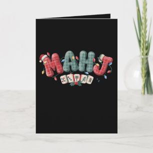 Fichas de jugador de Mahjong de Navidad Mahj Luces
