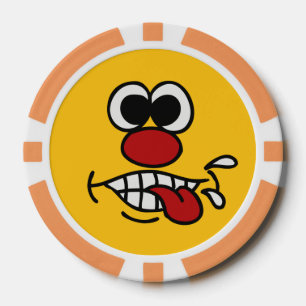 Fichas de póker divertidas del personalizado de la