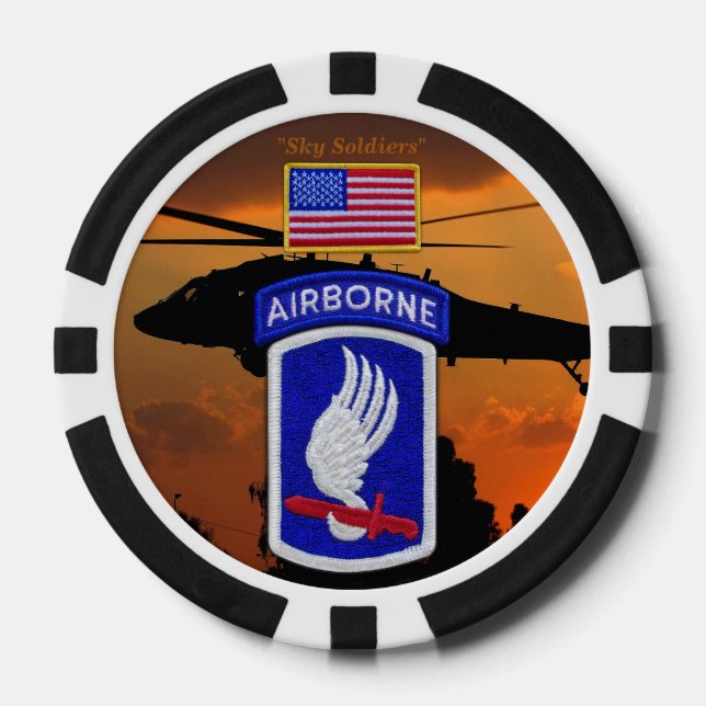 Fichas De Póquer 173.ª veterana del cielo en el aire (Anverso)