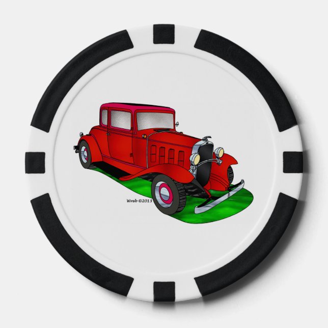 Fichas De Póquer 32 Chevrolet Coupe (Anverso)