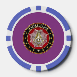 Fichas De Póquer [400] Master Mason - 3er grado Square & Compass