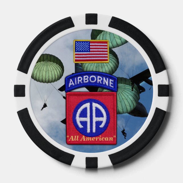Fichas De Póquer 82.ª bravuconería aérea americana (Anverso)