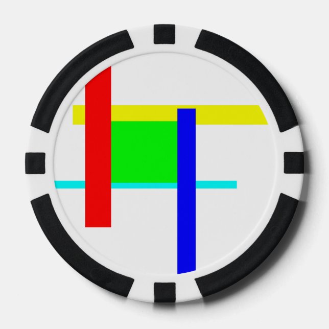 Fichas De Póquer Abrazo de colores (Anverso)