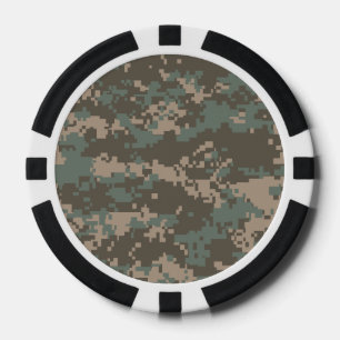 Fichas De Póquer ACU Camoflage del ejército