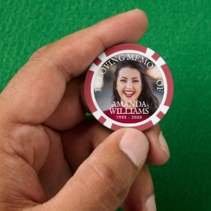 Fichas De Póquer Agregar foto personalizada conmemorativa