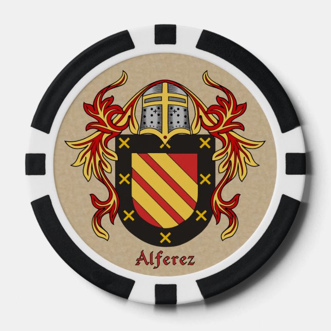 Fichas De Póquer Alferez Heraldic Arms