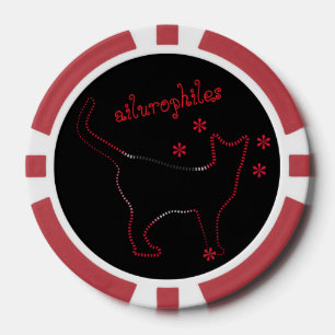 Fichas De Póquer Amantes de los gatos ailurofilos