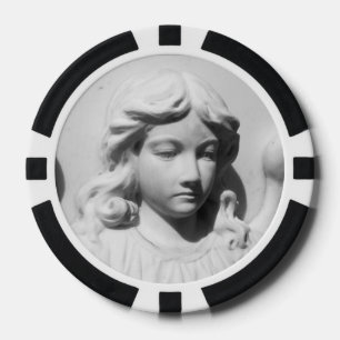 Fichas De Póquer Ángel caído de luto