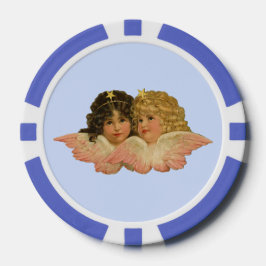 Fichas De Póquer Angels victorianos Baby Blue
