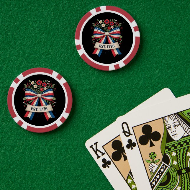Fichas De Póquer Aniversario 250 de América (Mesa de Poker (Doble))
