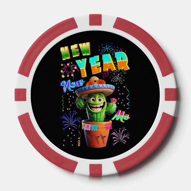 Fichas De Póquer Año nuevo (Anverso)