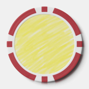 Fichas De Póquer anuncio simple minimalista de color sólido amarill