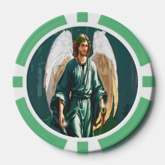 Fichas De Póquer Archangel Raphael “Be Near” Healing Prayer Token