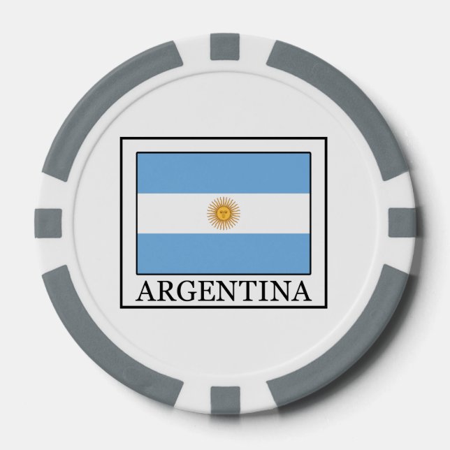 Fichas De Póquer Argentina (Anverso)